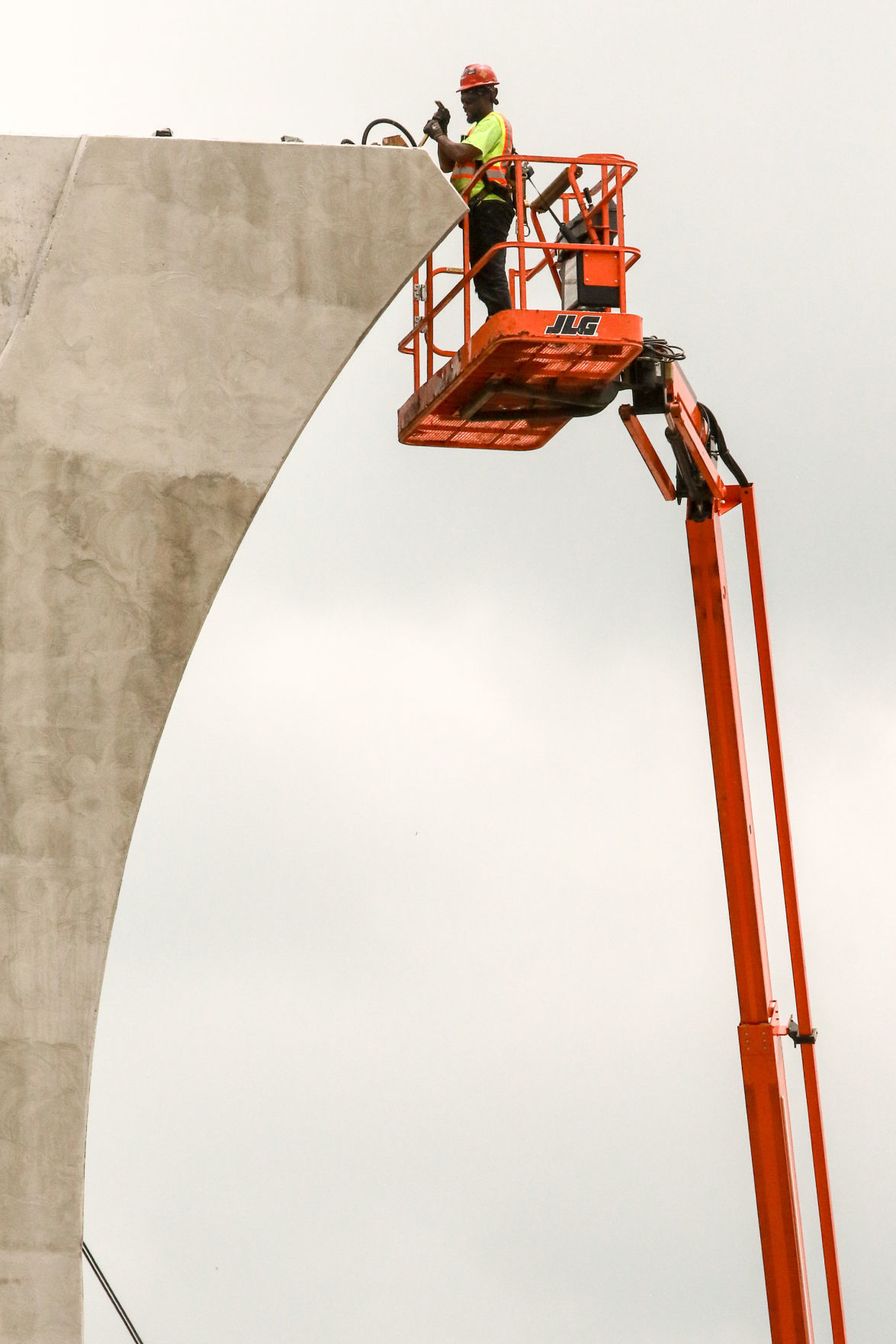 Cline Avenue Bridge construction project